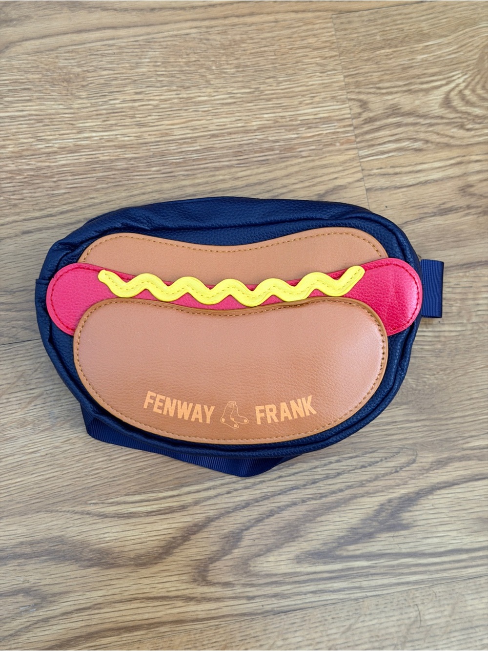 Fenway Frank Hot Dog Design Navy Fanny Pack